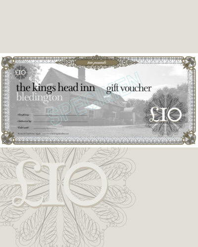 The King's Head Inn £10 Gift Voucher