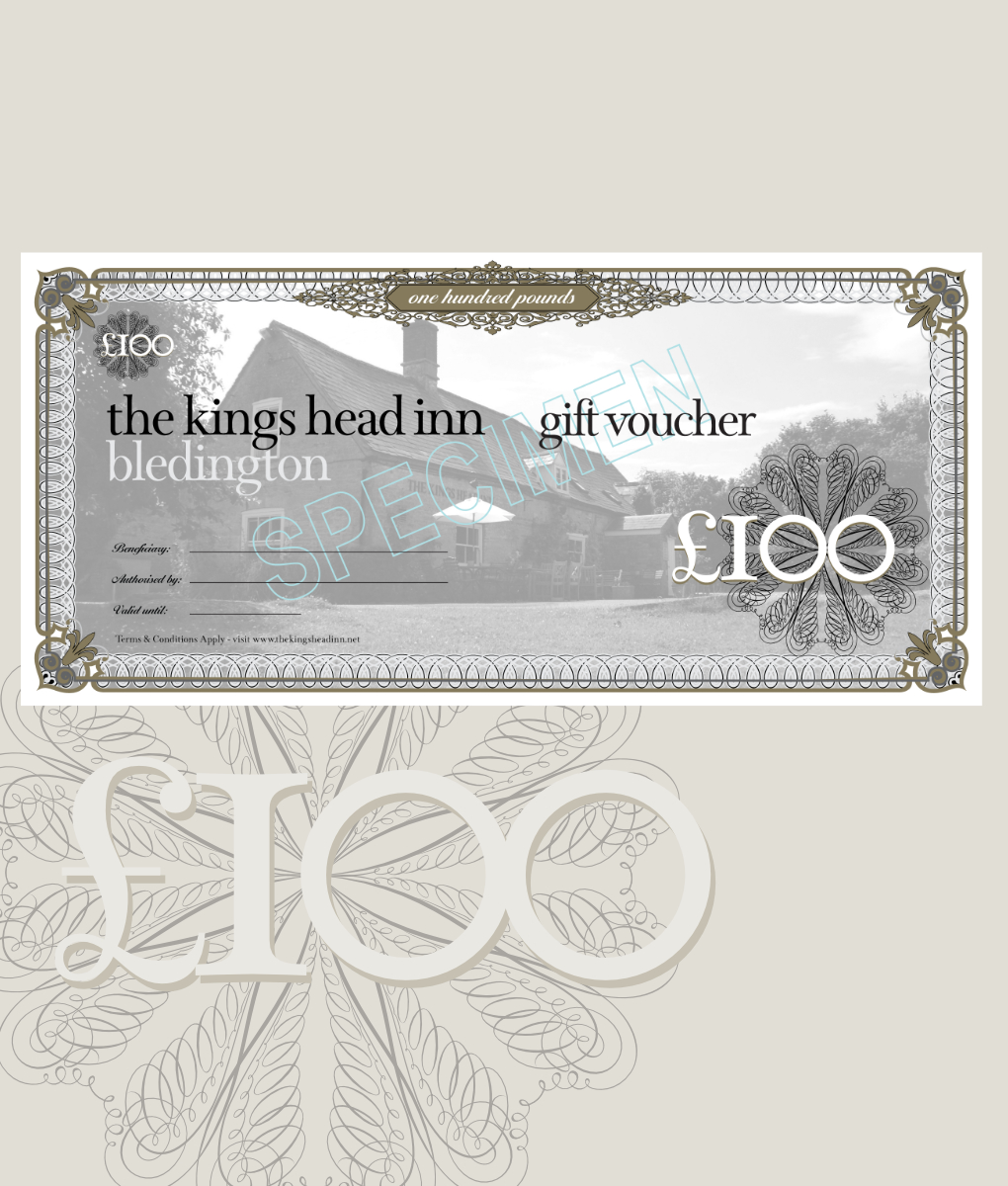 The King's Head Inn £100 Gift Voucher
